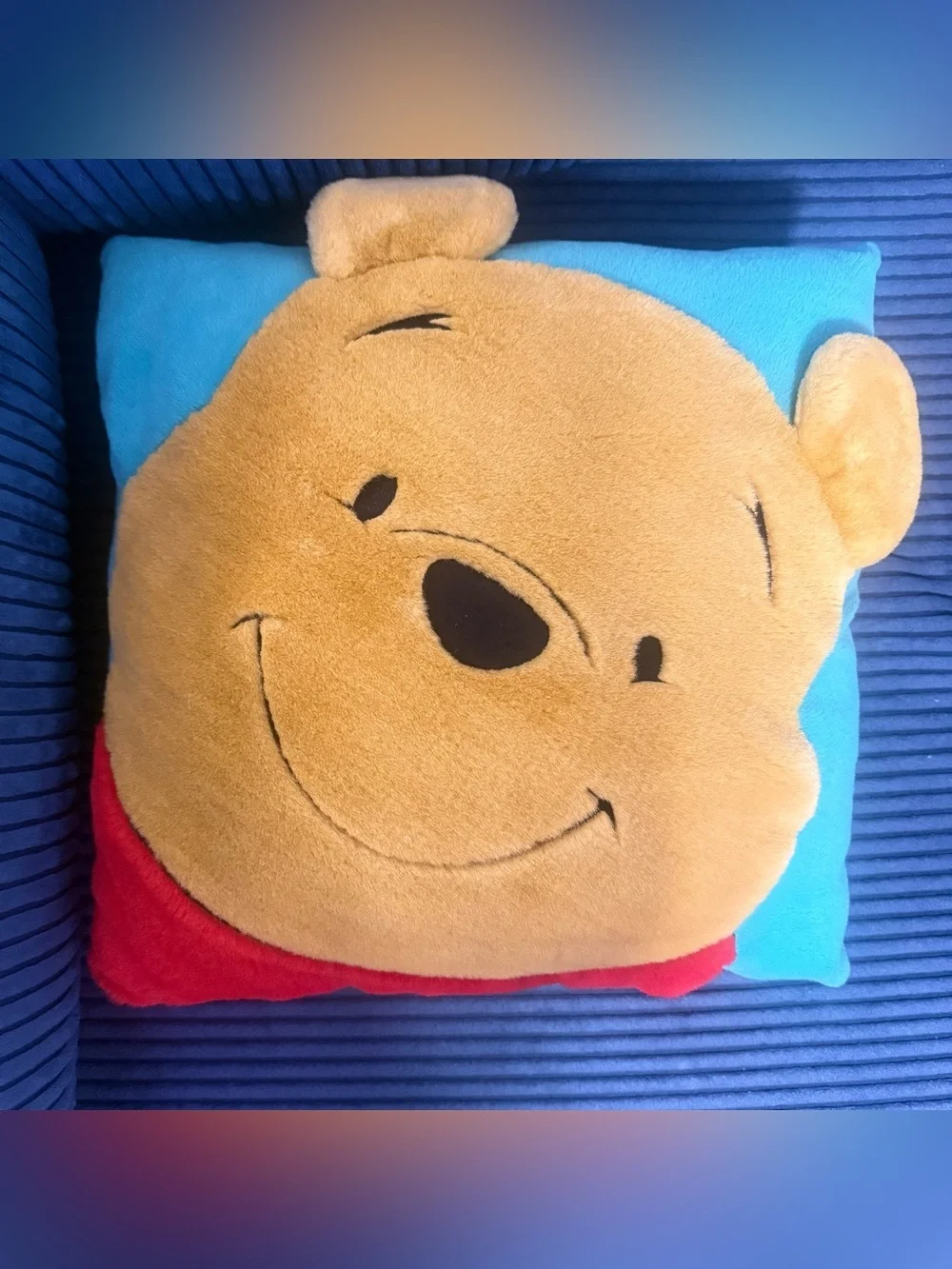 Vintage 90’s Disney Winnie the Pooh Face Pillow Plush
